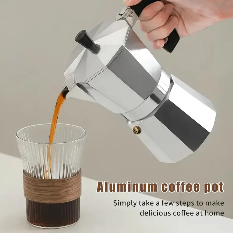 Coffee Equipment For Camping - Caffettiera Moka Classica in Alluminio 50-300ML