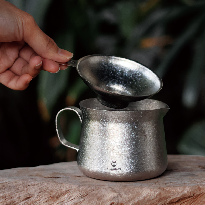 Coffee Equipment For Camping - Teiera da caffè in titanio Bollitore