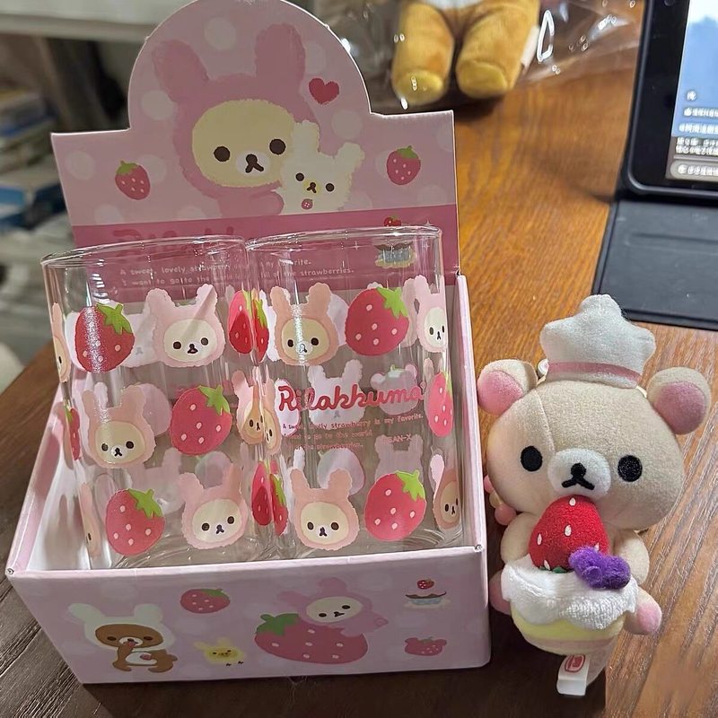 Espresso Shot Glass - Bicchiere in vetro Rilakkuma, carino, a