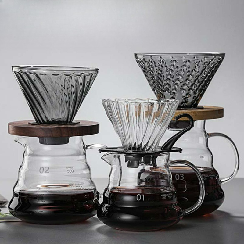 Coffee Equipment For Camping - Set per caffettiera in vetro borosilicato