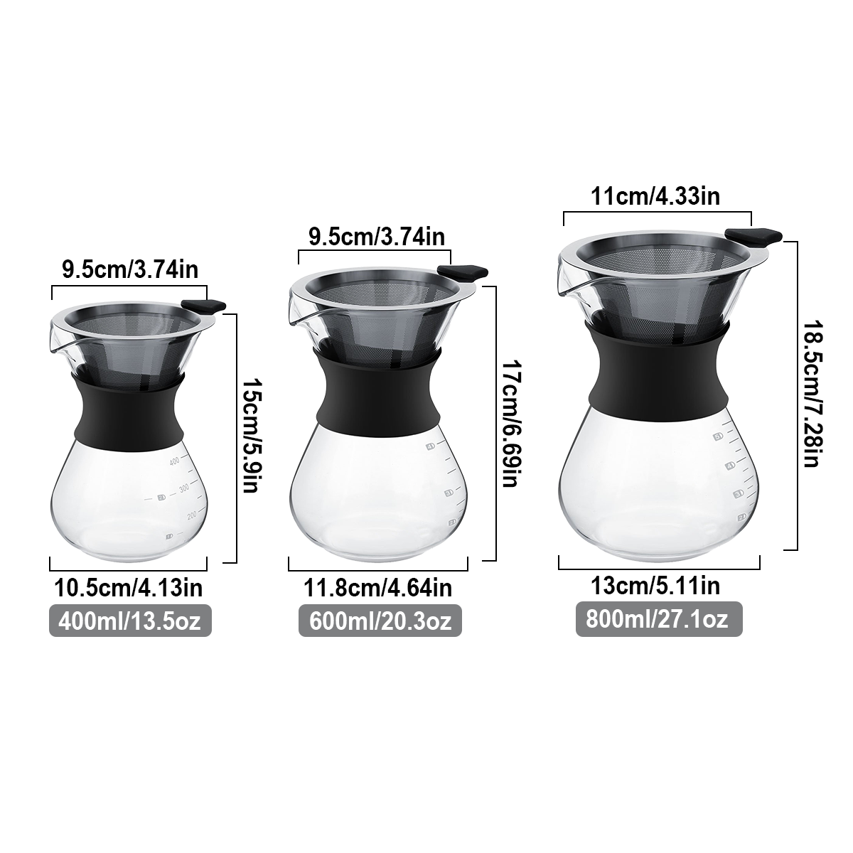 Leeseph Glass Pour Over Coffee - Coffee Equipment Pour Over recensione e prezzo